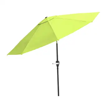 10-футовый зонт для патио с автоматическим наклоном, лаймово-зеленый
