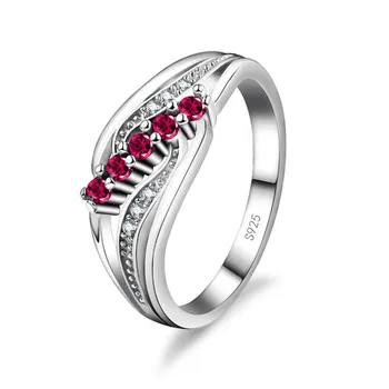 100% Аутентичные кольца из стерлингового серебра 925 пробы, ювелирные изделия для женщин, Свадебные аксессуары для помолвки, Блестящий камень AAA с цирконом