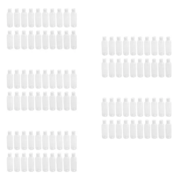 100 Штук Пластиковых Бутылок Шампуня объемом 100 мл Пластиковые Бутылки для Путешествий Контейнер для Косметического Лосьона