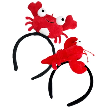 2 шт., набор для омаров и крабов, повязки на голову в тематике морепродуктов, Повязки на голову для косплея
