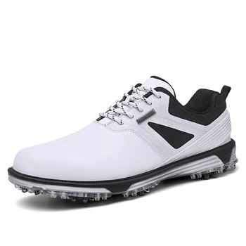 2023 Профессиональная Мужская обувь для гольфа, спортивная обувь для тренировок в гольфе, Большая мужская обувь для ходьбы в гольф