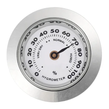 28 мм Мини Круглый Гигрометр для Сигар Высокоточный Измеритель Влажности Табака Хьюмидор Датчик влажности