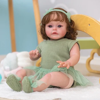 58 см, кукла для маленьких девочек, Сью-Сью, ручная роспись, детские игрушки, подарок на День рождения и Рождество