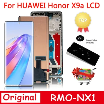 6,67 “Оригинальный Для Huawei Honor X9a RMO-NX1 Сенсорный Дигитайзер экрана дисплея Для Honor Magic5 lite RMO-NX3 LCD X40 Рамка дисплея