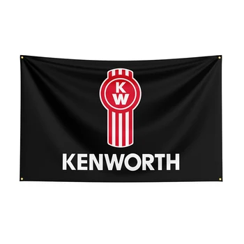 90x150 см, Флаг Kenworths, Баннер с принтом Гоночного автомобиля из полиэстера Для Декора