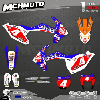MCHMFG Индивидуальные Фоны с командной Графикой, Наклейки на Заказ Для KTM 17-19EXC 16-18SX-F