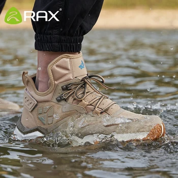 RAX/ высококачественная мужская и женская походная обувь, осенне-зимние брендовые уличные мужские спортивные походные горные ботинки, водонепроницаемые hi