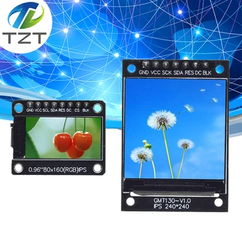 TFT-дисплей 0,96/1,3 дюйма IPS 7P SPI HD 65K полноцветный ЖК-модуль ST7735/ST7789 Drive IC 80*160 240*240 (Не OLED)