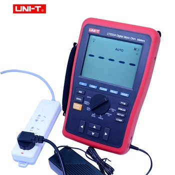 UNI-T UT620A 60000 Отсчетов Цифровой Микроомметр Измеритель Сопротивления 6,0000 K Ом с высоким / Низким пределом USB и подсветкой