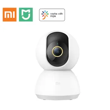 Xiaomi Mijia Smart Camera 2K 1080P HD 360 Угол WiFi Mi Домашняя Безопасность IP-камеры для помещений с Возможностью Поворота и Наклона Видеоняни и Радионяни Ночное Видео Веб-камера