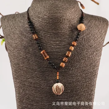Антикварное ожерелье, матовая цепочка, Длинная цепочка для свитера для мужчин и женщин