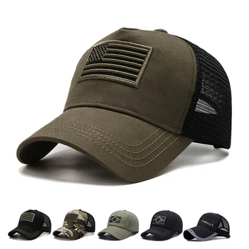 Бейсбольная кепка Mash, Мужская Женская Тактическая Армейская шляпа для папы, Американский Флаг США, хип-хоп Шляпа Унисекс, Спортивные уличные шляпы gorras hombre