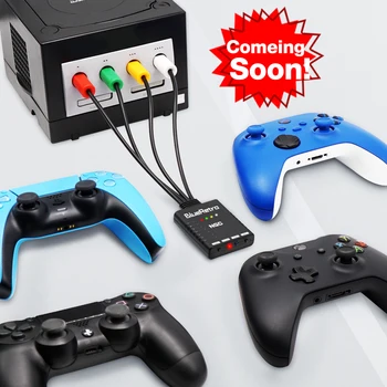 Беспроводной игровой контроллер RetroScar BlueRetro Адаптер для консоли Nintendo Gamecube Конвертер для джойстика Switch Pro/PS5/PS4