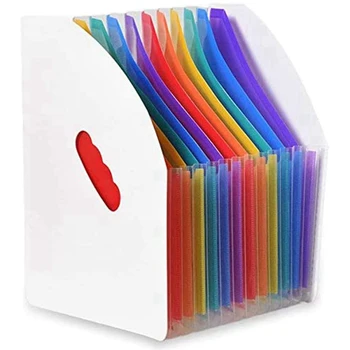 Вертикальная папка-держатель для файлов формата А4 Вертикальная корзина для хранения файлов Настольный 13 карманный держатель для файлов