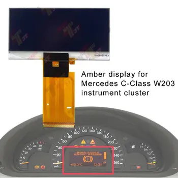 Для Mercedes Benz W203 C-Class комбинация приборов янтарный ЖК-дисплей приборной панели 2000 ~ 2004