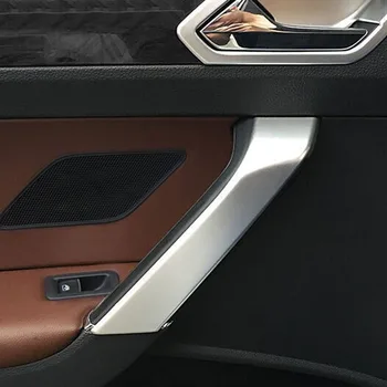 Для Touran L 2016 2017 2018 ABS матовый автомобильный внутренний дверной поручень, рукопожатие, украшение рамы кузова, отделка крышки, аксессуары 4 шт.