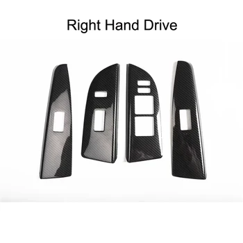 Для Toyota Highlander 2009-2013 4 шт. ABS Боковая дверь Автомобиля, Кнопки переключения стеклоподъемника, накладка для стайлинга автомобилей