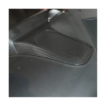 Для Toyota Supra A90 2019-2022 Сухое углеродное волокно приборная панель автомобиля рожковая рамка крышка отделка наклейка Аксессуары