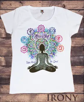 Забавная футболка Zen Hobo Boho Paix, Женская футболка Для Медитации с Чакрой Будды, Летний Топ, Женская футболка, Эстетическая одежда в стиле Гранж