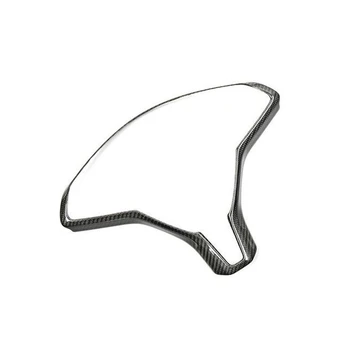 Защитная накладка Рулевого колеса из Углеродного волокна для салона Автомобиля Модели Y (рисунок из углеродного волокна)