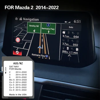 Используется для Mazda 2 2014-2022 Новейшее обновление версии карты Навигация SD карта GPS Австралия Новая Зеландия