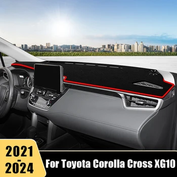 Крышка приборной панели Автомобиля Солнцезащитный Козырек От Света Коврик Для Toyota Corolla Cross XG10 2021 2022 2023 2024 Гибридные Ковры Приборной Панели