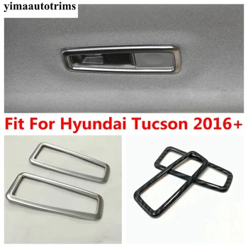 Лампы для чтения на задней крыше, Накладка на рамку для Hyundai Tucson 2016-2020, Аксессуары из АБС-пластика /углеродного волокна, Комплект для интерьера