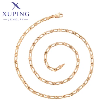 Летняя распродажа ювелирных изделий Xuping, Новое Поступление, Модное ожерелье-цепочка с позолоченным покрытием ZBN412