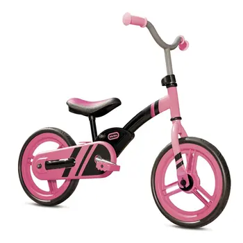 Мой первый детский тренировочный велосипед с балансировкой и педалями, розовый, возраст 2-5 лет, 12-дюймовый балансировочный велосипед для мальчиков и девочек 1-5 лет.