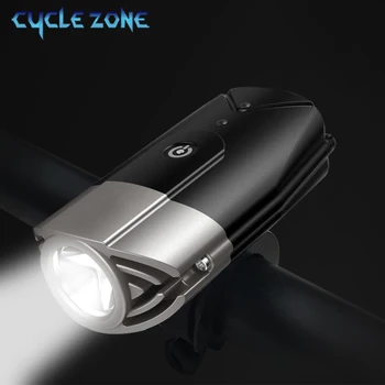 Мощный Велосипедный фонарь 1200 ЛМ, Передняя фара, светодиодный фонарик, работающий от USB, перезаряжаемый MTB, велосипедный фонарь для велосипедной лампы