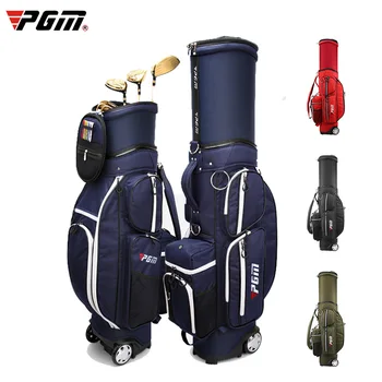 Мужская Многофункциональная сумка для гольфа PGM, легкая дорожная авиационная сумка для гольфа, стандартная сумка для гольфа большой емкости с бесшумным колесом для мужчин