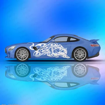 наклейка на автомобиль с изображением животного леопарда, виниловая наклейка с рисунком обложки, наклейка на упаковку, наклейка на заказ, дизайн DIY, наклейки на наклейки