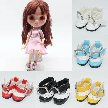 Обувь для куклы 2,8 см из искусственной кожи для Blyth 1/12 BJD, Аксессуары для русской куклы, Повседневные игрушки, подарок для детей