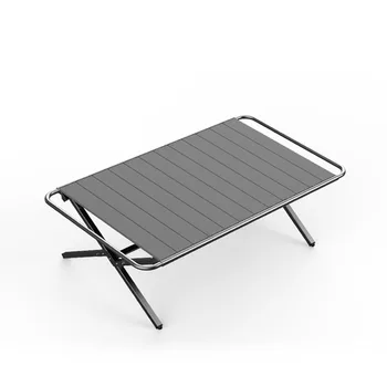 Открытый алюминиевый складной стол для омлета, который можно сращивать и расширять, для пикника, кемпинга, легкого портативного складного стола