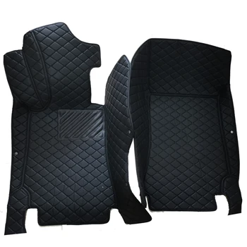 Прочный Изготовленный на заказ Красочный кожаный автомобильный коврик для Volkswagen Polo 2002-2022 GTI Автомобильные Ковровые Аксессуары Syling Детали интерьера