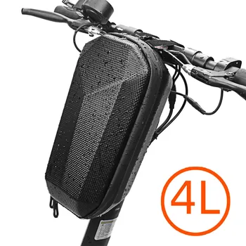 Сумка на Руль 4L EVA Hard Shell Складной Велосипед Электрический Скутер Подвесная Сумка Передняя сумка Водонепроницаемые Аксессуары Для Электрического Скутера