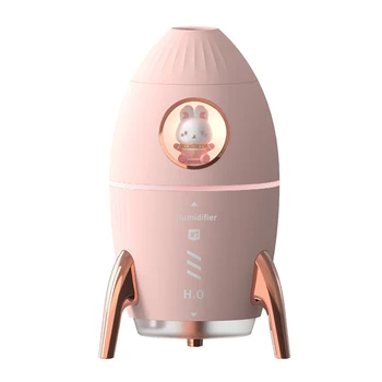 Увлажнитель воздуха Rocket Jellyfish, Моделирующий Холодный Туман, Диффузор эфирных масел, Ароматический диффузор, Увлажнители Розовый