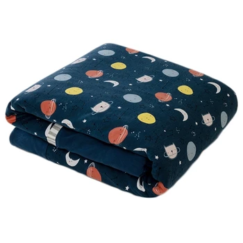 Хлопковое одеяло для малышей со съемной внутренней частью и застежкой-молнией, которое можно стирать дропшиппинг