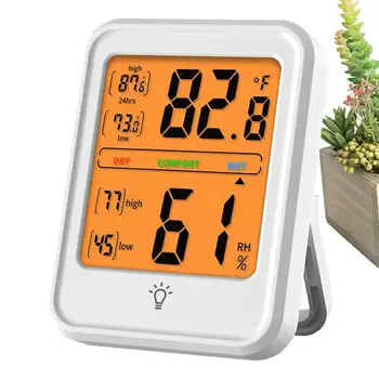 Цифровой термометр-гигрометр, Большой ЖК-дисплей, Измеритель влажности в помещении, датчик, метеостанция
