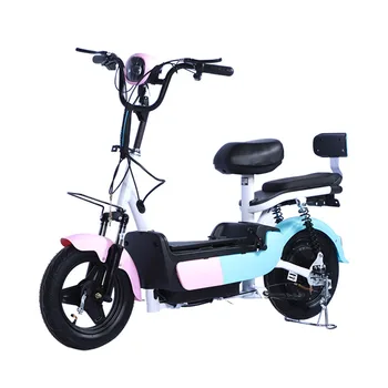 Электрический мотоцикл, двухместный электромобиль, двухколесный автомобиль для взрослых 48v20a, амортизация, езда вместо ходьбы
